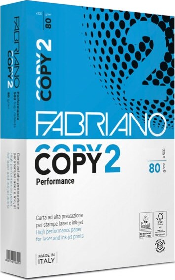 Carta Copy 2 - B4 - 257 x 364 mm - 80 gr - bianco - Fabriano - conf. 500 fogli [multipack] 5 pezzi Cancelleria e prodotti per ufficio/Carta blocchi e quaderni/Carta/Carta per fotocopiatrici e stampanti/Carta per fotocopiatrice e multiuso Eurocartuccia - Pavullo, Commerciovirtuoso.it