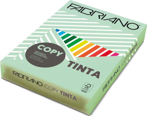 Carta Copy Tinta - A4 - 80 gr - colore tenue verde chiaro - Fabriano - conf. 500 fogli Casa e cucina/Hobby creativi/Carta e lavorazione della carta/Carta/Carta decorativa Eurocartuccia - Pavullo, Commerciovirtuoso.it