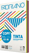 Carta Copy Tinta Multicolor - A3 - 80 gr - mix 5 colori forti - Fabriano - conf. 250 fogli Casa e cucina/Hobby creativi/Carta e lavorazione della carta/Carta/Carta decorativa Eurocartuccia - Pavullo, Commerciovirtuoso.it