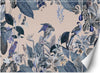 Carta-Da-Parati,-3D-Uccelli-tropicali-Foglie