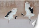 Carta-Da-Parati,-Airone-Uccelli-Beige