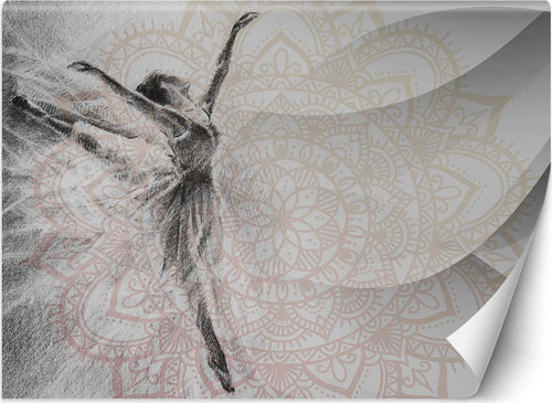 Carta-Da-Parati,-Ballerina-Mandala