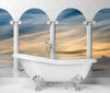Carta-Da-Parati,-Colonne-del-tramonto-3D