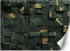 Carta-Da-Parati,-Cubo-verde-a-mosaico-3D