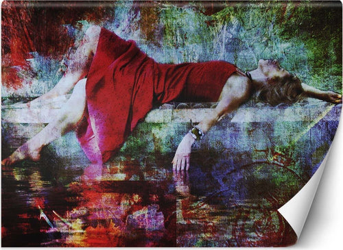 Carta-Da-Parati,-Donna-Retro-Vintage