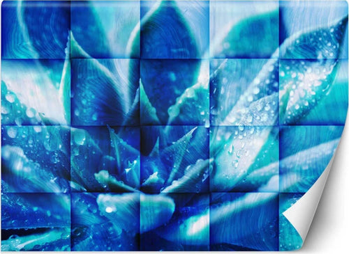 Carta-Da-Parati,-Fiore-blu