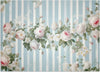 Carta-Da-Parati,-Fiori-bianchi-Vintage
