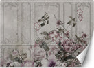 Carta-Da-Parati,-Fiori-di-campo-in-calcestruzzo-vintage