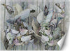 Carta-Da-Parati,-Fiori-di-loto-beige