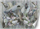 Carta-Da-Parati,-Fiori-di-loto-beige