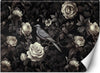 Carta-Da-Parati,-Fiori-grigi
