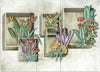 Carta-Da-Parati,-Fiori-Piante-Astratte