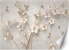 Carta-Da-Parati,-Fiori-su-rami-3d