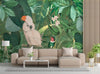 Carta-Da-Parati,-Foglie-di-Monstera-tropicale