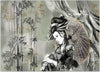 Carta-Da-Parati,-Geisha-Asia-Vintage