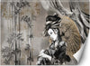 Carta-Da-Parati,-Geisha-e-bambù