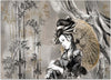 Carta-Da-Parati,-Geisha-e-bambù