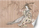 Carta-Da-Parati,-Geisha-giapponese-classica