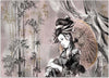 Carta-Da-Parati,-Geisha-Oriente-Bambù-Giappone