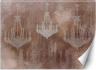 Carta-Da-Parati,-Lampadario-Lampada-Marrone-Retrò