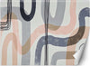 Carta-Da-Parati,-Linee-3D-astratte-Boho