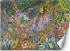 Carta-Da-Parati,-Lusso-colorato-giungla-animali-tropicali