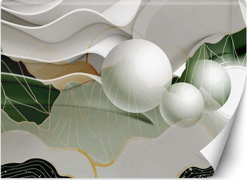 Carta-Da-Parati,-Onde-astratte-3d-sfere