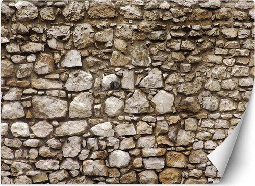 Carta-Da-Parati,-Ottica-di-pietra-parete-Muro-di-pietra-3d