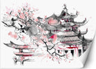 Carta-Da-Parati,-Pagoda-giapponese