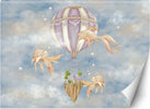 Carta-Da-Parati,-Palloncino-volante-e-pesce-blu