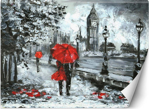 Carta-Da-Parati,-Passeggiata-a-Londra-come-dipinto