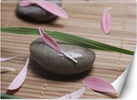 Carta-Da-Parati,-Pietra-e-fiori