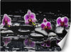 Carta-Da-Parati,-Pietre-e-orchidee-zen
