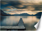 Carta-Da-Parati,-Ponte-di-legno-con-vista-sul-lago