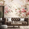 Carta-Da-Parati,-Rose-Shabby-Chic