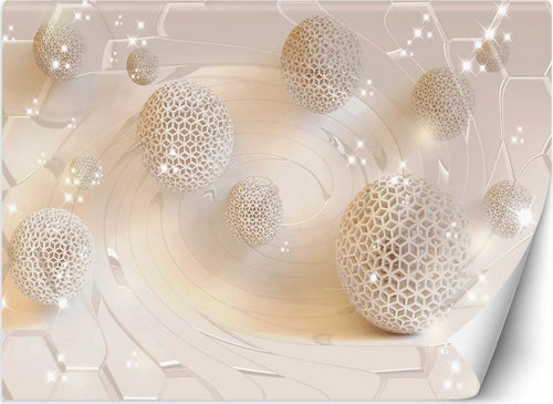 Carta-Da-Parati,-Sfere-in-un-vortice-3d