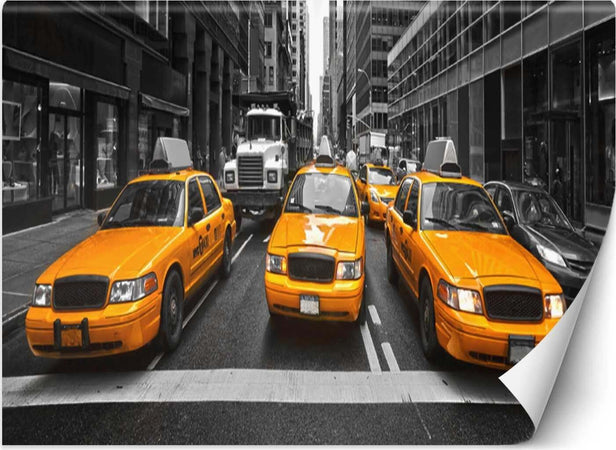 Carta-Da-Parati,-Taxi-di-New-York