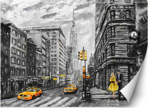 Carta-Da-Parati,-Taxi-di-New-York