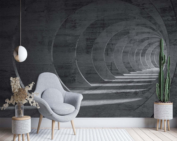 Carta-Da-Parati,-Tunnel-3D