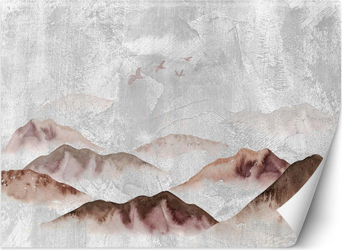 Carta-Da-Parati,-Uccelli-cemento-montagne-paesaggio