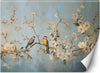Carta-Da-Parati,-Uccelli-sul-ramo-Chinoiserie