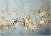 Carta-Da-Parati,-Uccelli-sul-ramo-Chinoiserie