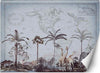 Carta-Da-Parati,-Vecchia-mappa-del-mondo-d'epoca-e-Savana
