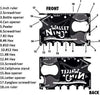 CARTA DI CREDITO TASCA PORTACARTE NINJA 18IN1 STRUMENTO MULTI-UTILIZZO ATTREZZI CACCIAVITE GADGET REGALO FAI DA TE Fai da te/Utensili elettrici e a mano/Utensili a mano/Cacciaviti/Set cacciaviti Trade Shop italia - Napoli, Commerciovirtuoso.it