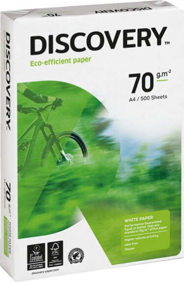 Carta Discovery 70 - A4 - 70 gr - bianco - conf. 500 fogli [multipack] 5 pezzi Cancelleria e prodotti per ufficio/Carta blocchi e quaderni/Carta/Carta per fotocopiatrici e stampanti/Carta per fotocopiatrice e multiuso Eurocartuccia - Pavullo, Commerciovirtuoso.it