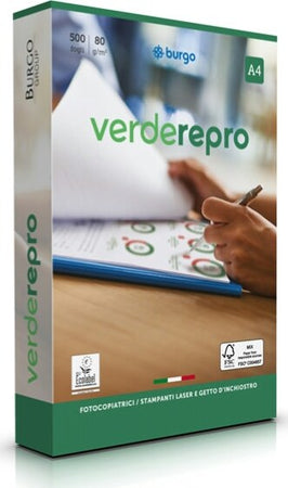 Carta fotocopie Verde Repro 80s - A3 - 80 gr - bianco - Burgo - conf. 500 fogli Cancelleria e prodotti per ufficio/Carta blocchi e quaderni/Carta/Carta per fotocopiatrici e stampanti/Carta per fotocopiatrice e multiuso Eurocartuccia - Pavullo, Commerciovirtuoso.it