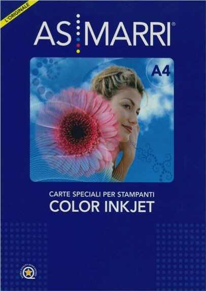 Carta fotografica - per inkjet - A4 - 190 gr - 50 fogli - effetto satinata - bianco - As Marri Cancelleria e prodotti per ufficio/Carta blocchi e quaderni/Carta/Carta per fotocopiatrici e stampanti/Carta per fotocopiatrice e multiuso Eurocartuccia - Pavullo, Commerciovirtuoso.it