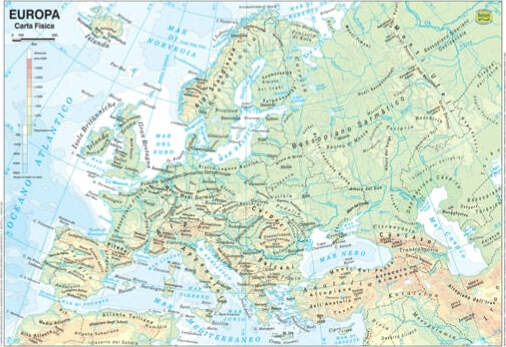 Carta geografica Europa - scolastica - plastificata - 297 x 420 mm - Belletti [multipack] 20 pezzi Cancelleria e prodotti per ufficio/Scuola e materiale didattico/Materiale didattico/Geografia/Mappe Eurocartuccia - Pavullo, Commerciovirtuoso.it