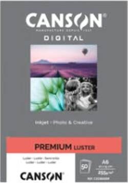 Carta Inkjet Premium - 10 x 15 cm - 255 gr - 50 fogli - lucida - Canson Cancelleria e prodotti per ufficio/Carta blocchi e quaderni/Carta/Carta per fotocopiatrici e stampanti/Carta per fotocopiatrice e multiuso Eurocartuccia - Pavullo, Commerciovirtuoso.it