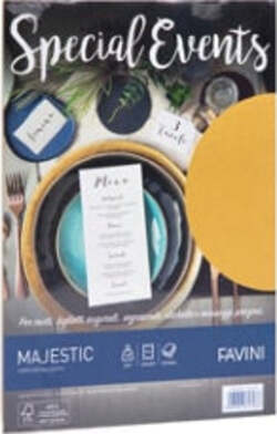 Carta metallizzata Special Events - A4 - 120 gr - oro - Favini - conf. 20 fogli Casa e cucina/Hobby creativi/Carta e lavorazione della carta/Carta/Carta decorativa Eurocartuccia - Pavullo, Commerciovirtuoso.it